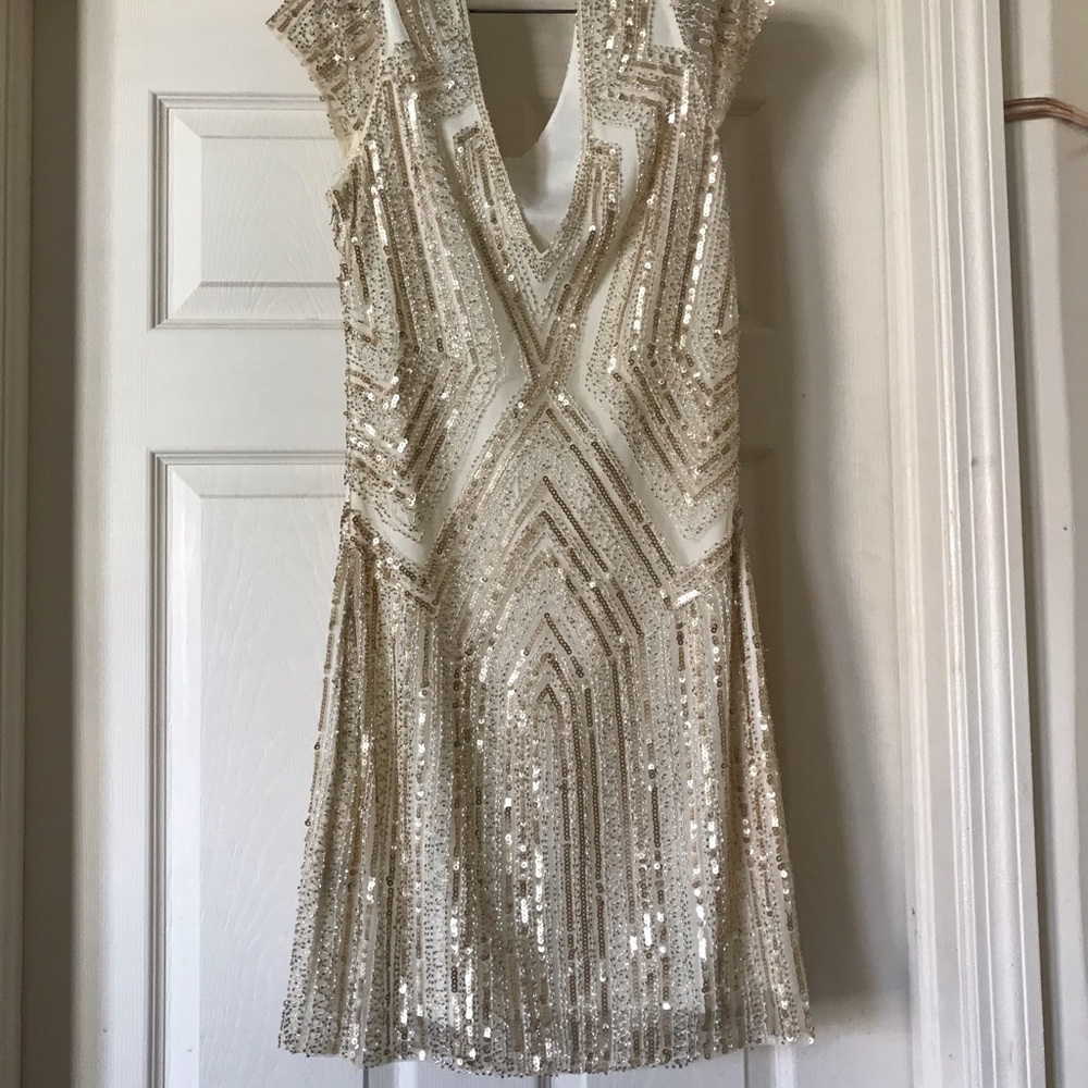 Verty  beaded dress.